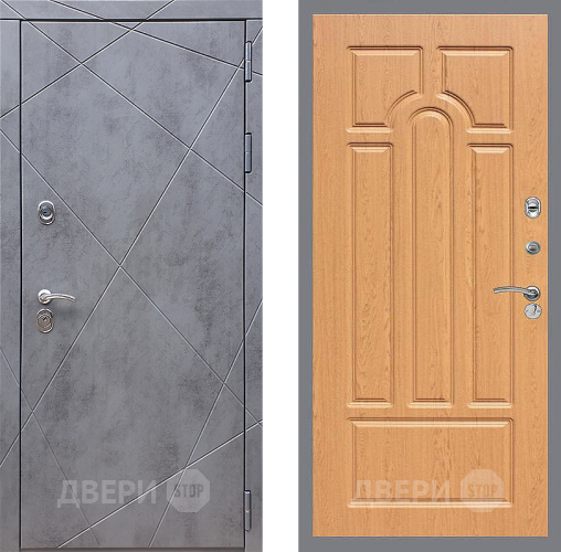 Входная металлическая Дверь Стоп Лучи ФЛ-58 Дуб в Электрогорске