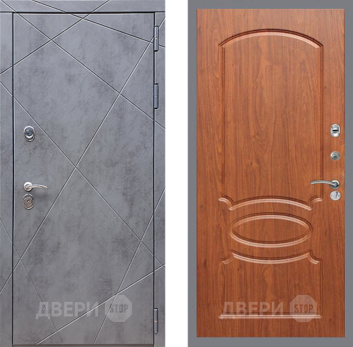 Входная металлическая Дверь Стоп Лучи ФЛ-128 Береза мореная в Электрогорске