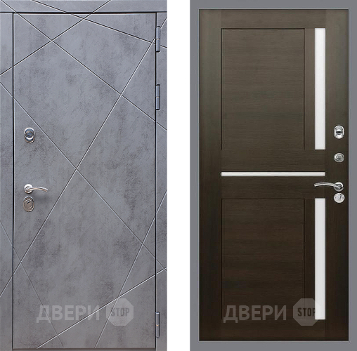 Входная металлическая Дверь Стоп Лучи СБ-18 Венге в Электрогорске