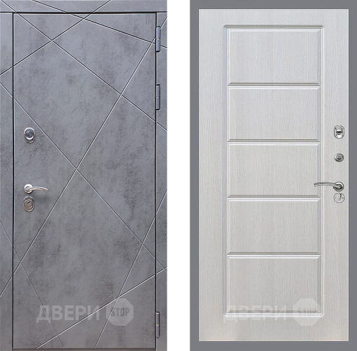 Входная металлическая Дверь Стоп Лучи ФЛ-39 Лиственница беж в Электрогорске
