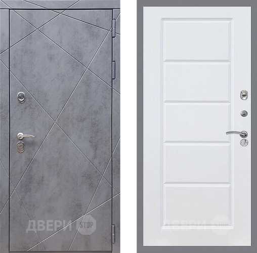Входная металлическая Дверь Стоп Лучи ФЛ-39 Силк Сноу в Электрогорске