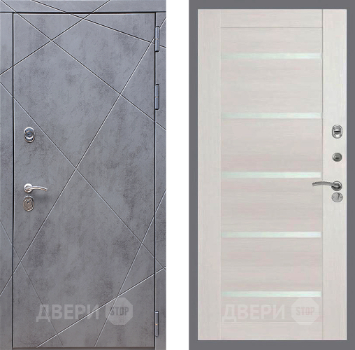 Входная металлическая Дверь Стоп Лучи СБ-14 Лиственница беж в Электрогорске
