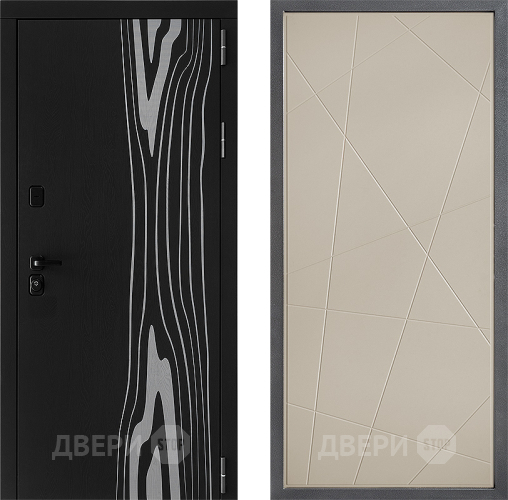 Входная металлическая Дверь Дверной континент ДК-12 ФЛ-655 Капучино в Электрогорске