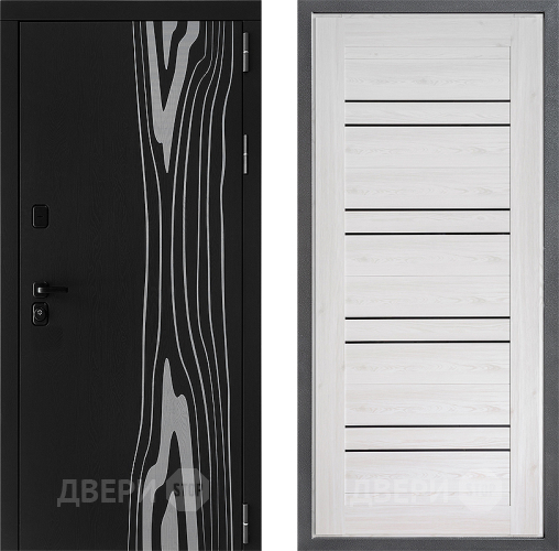 Входная металлическая Дверь Дверной континент ДК-12 ФЛ-49 Сосна белая в Электрогорске