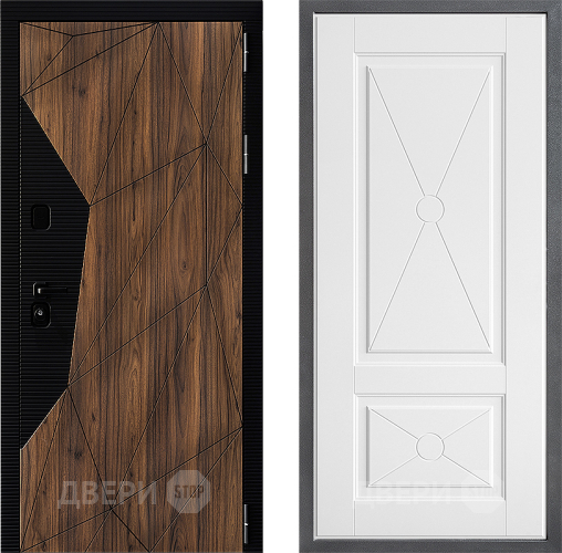 Входная металлическая Дверь Дверной континент ДК-11 ФЛ-617 Софт милк в Электрогорске