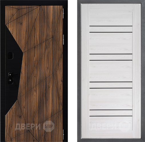 Входная металлическая Дверь Дверной континент ДК-11 ФЛ-49 Сосна белая в Электрогорске