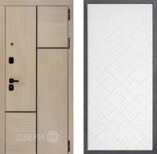 Дверь Дверной континент ДК-14 ФЛ-Тиффани Белый софт в Электрогорске