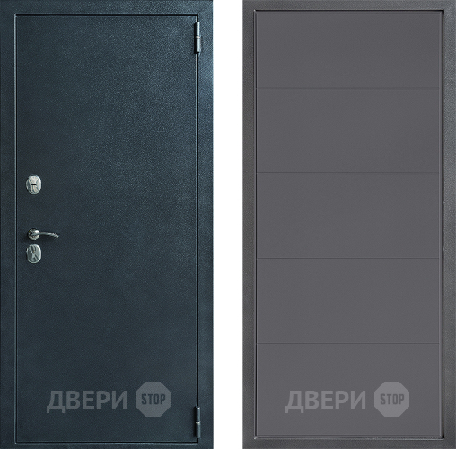 Входная металлическая Дверь Дверной континент ДК-70 Дизайн ФЛ-649 Графит софт в Электрогорске