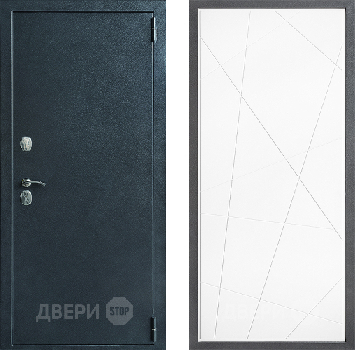 Дверь Дверной континент ДК-70 Дизайн ФЛ-655 Белый софт в Электрогорске