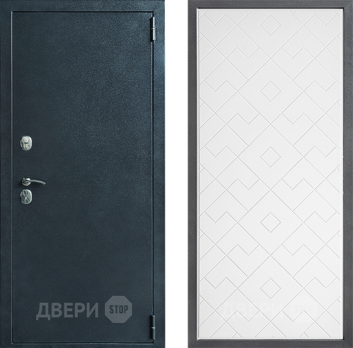 Дверь Дверной континент ДК-70 Дизайн ФЛ-Тиффани Белый софт в Электрогорске