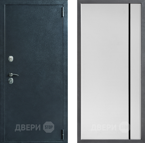 Дверь Дверной континент ДК-70 Дизайн ФЛ-757 Черное Стекло Софт милк в Электрогорске