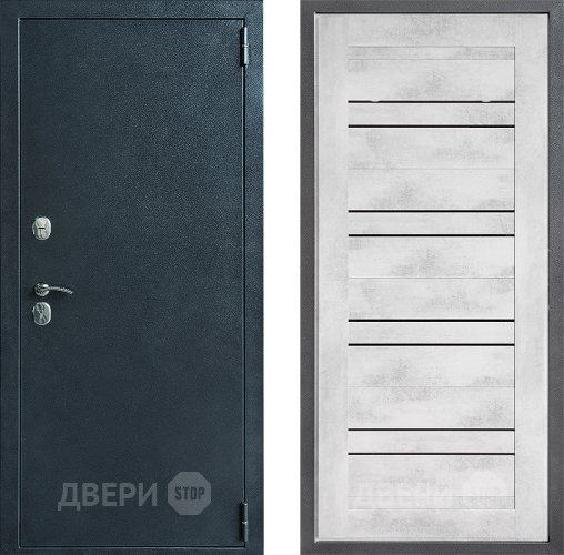 Дверь Дверной континент ДК-70 Дизайн ФЛ-49 Бетон снежный в Электрогорске