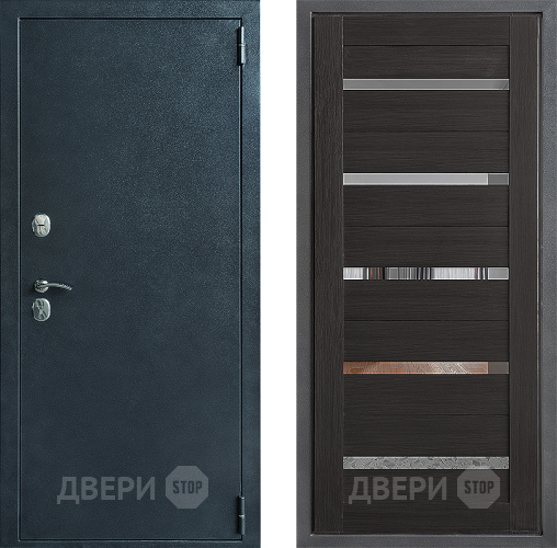 Входная металлическая Дверь Дверной континент ДК-70 Дизайн ФЛ-47 Венге в Электрогорске