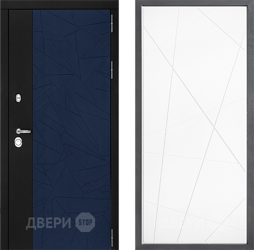 Входная металлическая Дверь Дверной континент ДК-9 ФЛ-655 Белый софт в Электрогорске