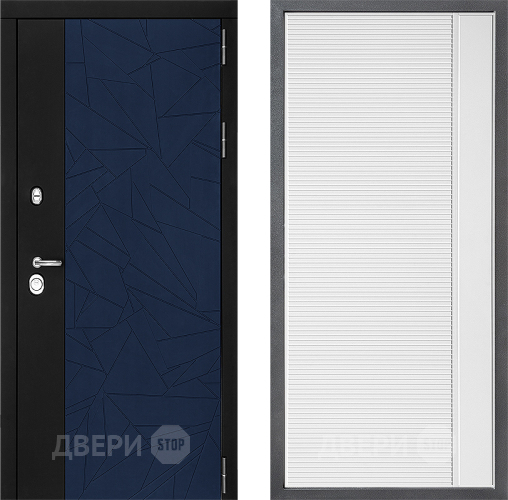 Дверь Дверной континент ДК-9 ФЛ-757 Белое Стекло Софт милк в Электрогорске