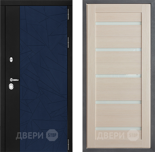 Входная металлическая Дверь Дверной континент ДК-9 ФЛ-47 Лиственница белая в Электрогорске