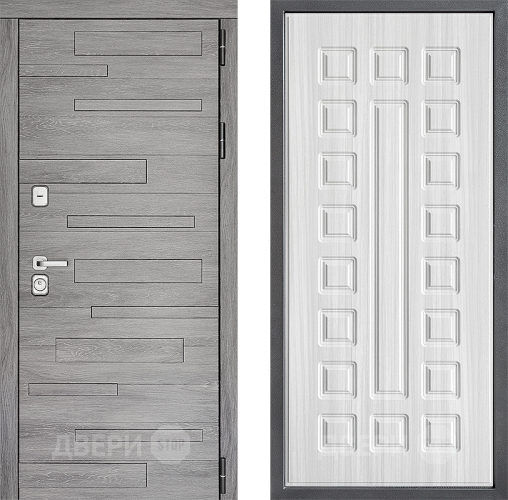 Входная металлическая Дверь Дверной континент ДК-10 ФЛ-183 Сандал белый в Электрогорске