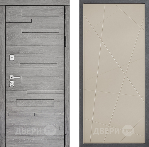 Входная металлическая Дверь Дверной континент ДК-10 ФЛ-655 Капучино в Электрогорске