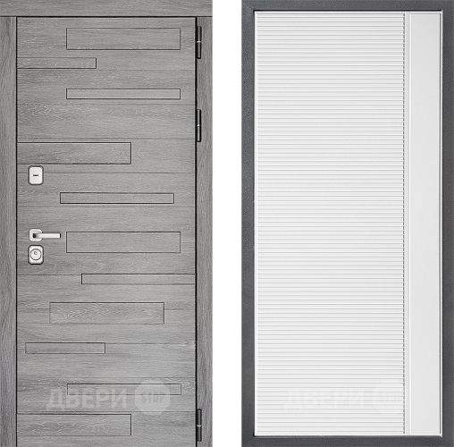 Дверь Дверной континент ДК-10 ФЛ-757 Белое Стекло Софт милк в Электрогорске