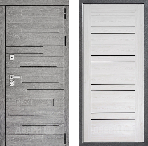 Входная металлическая Дверь Дверной континент ДК-10 ФЛ-49 Сосна белая в Электрогорске