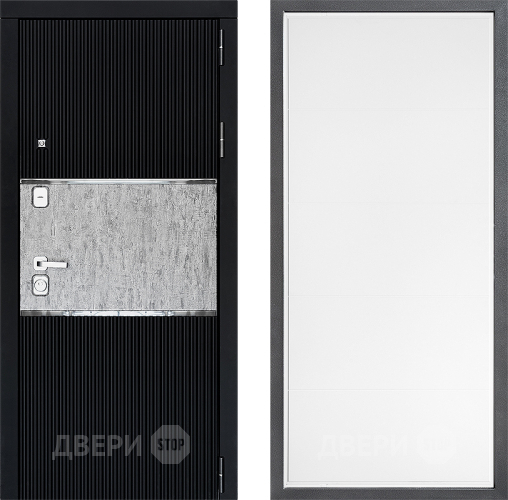 Входная металлическая Дверь Дверной континент ДК-13 ФЛ-649 Белый софт в Электрогорске