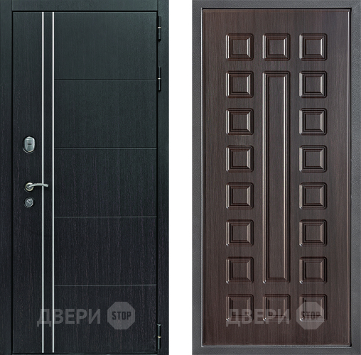 Входная металлическая Дверь Дверной континент Теплолюкс Дизайн ФЛ-183 Венге в Электрогорске