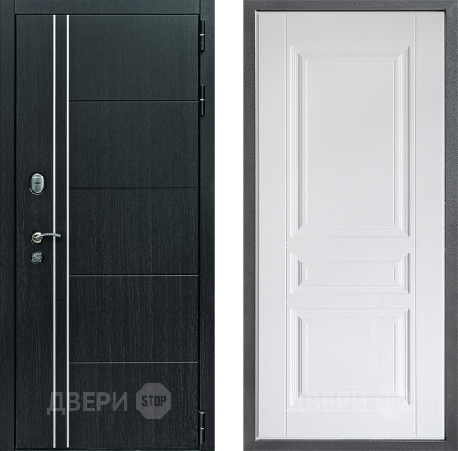 Дверь Дверной континент Теплолюкс Дизайн ФЛ-243 Альберо Браш серебро в Электрогорске