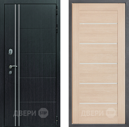 Входная металлическая Дверь Дверной континент Теплолюкс Дизайн ФЛ-46 Капучино в Электрогорске