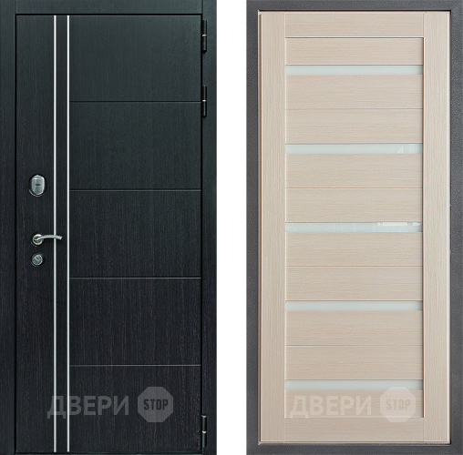 Входная металлическая Дверь Дверной континент Теплолюкс Дизайн ФЛ-47 Капучино в Электрогорске