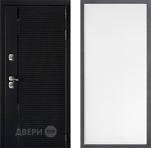 Входная металлическая Дверь Дверной континент ДК-1 ФЛ-649 Белый софт в Электрогорске