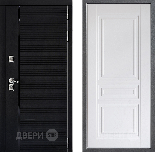 Входная металлическая Дверь Дверной континент ДК-1 ФЛ-243 Альберо Браш серебро в Электрогорске