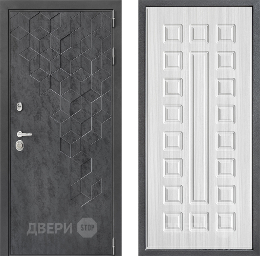 Входная металлическая Дверь Дверной континент ДК-3/713 ФЛ-183 Сандал белый в Электрогорске