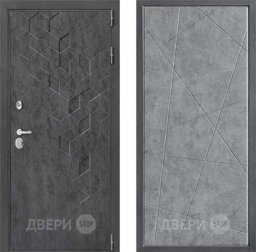 Дверь Дверной континент ДК-3/713 ФЛ-655 Бетон серый в Электрогорске
