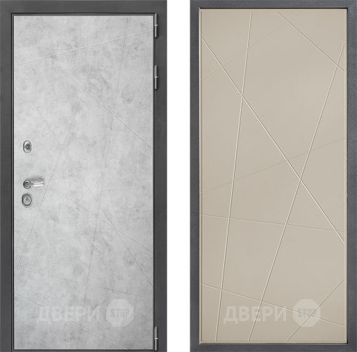 Входная металлическая Дверь Дверной континент ДК-3/743 ФЛ-655 Капучино в Электрогорске