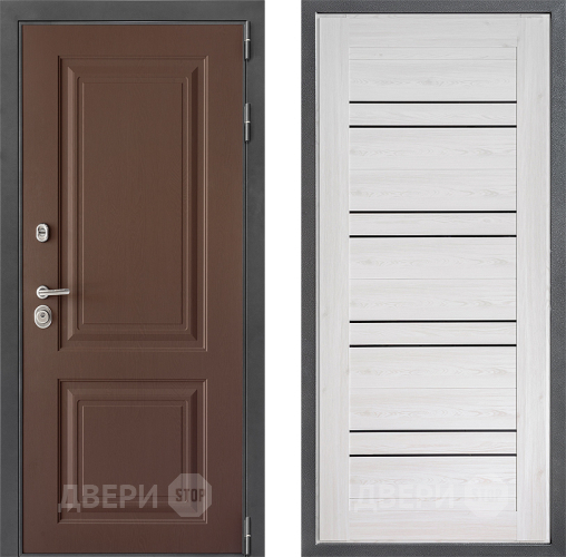 Входная металлическая Дверь Дверной континент ДК-3/729 ФЛ-49 Сосна белая в Электрогорске