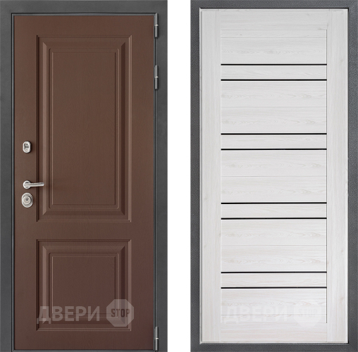 Входная металлическая Дверь Дверной континент ДК-3/729 ФЛ-49 Сосна белая в Электрогорске