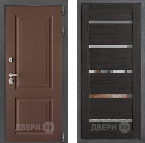 Входная металлическая Дверь Дверной континент ДК-3/729 ФЛ-47 Венге в Электрогорске