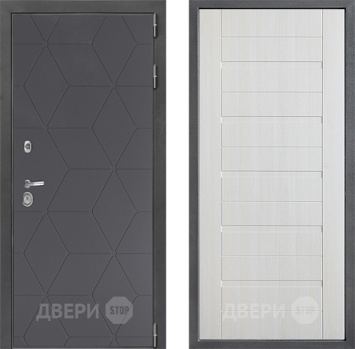 Входная металлическая Дверь Дверной континент ДК-3/744 ФЛ-70 Лиственница белая в Электрогорске
