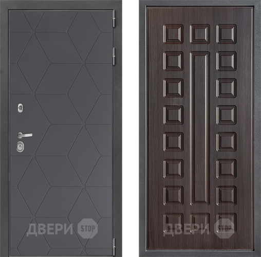 Входная металлическая Дверь Дверной континент ДК-3/744 ФЛ-183 Венге в Электрогорске