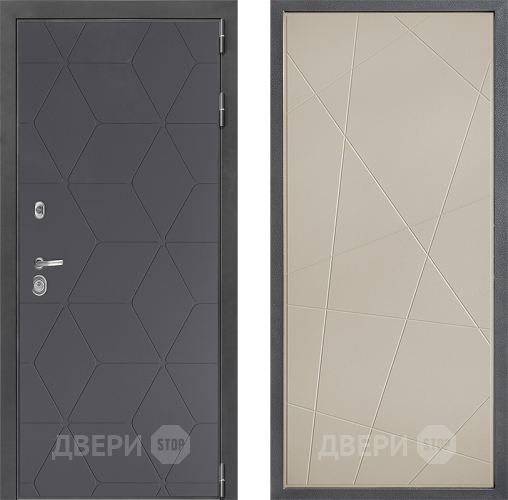 Входная металлическая Дверь Дверной континент ДК-3/744 ФЛ-655 Капучино в Электрогорске