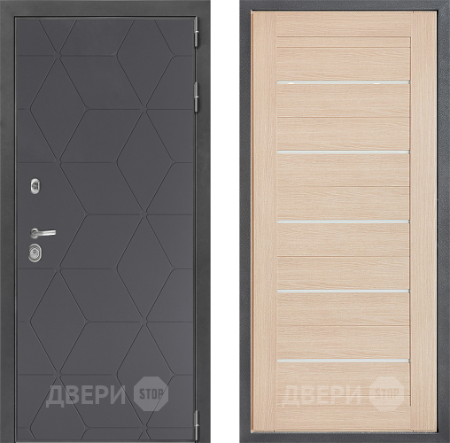 Входная металлическая Дверь Дверной континент ДК-3/744 ФЛ-46 Капучино в Электрогорске