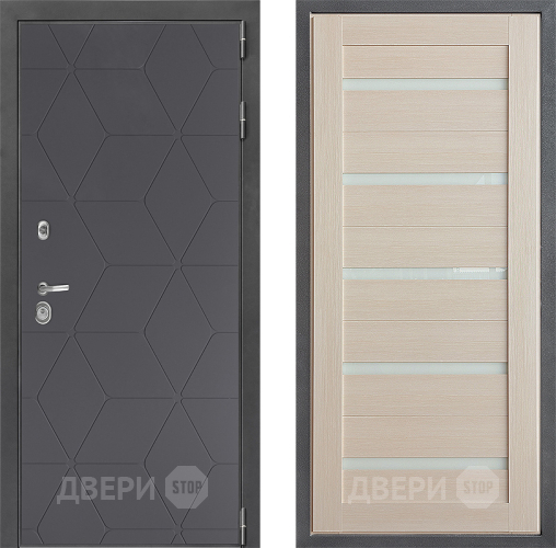Входная металлическая Дверь Дверной континент ДК-3/744 ФЛ-47 Капучино в Электрогорске