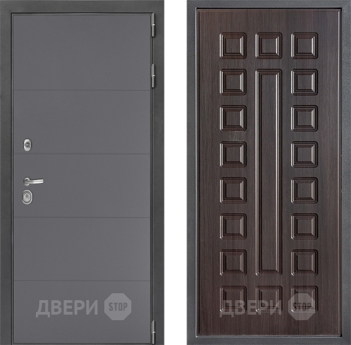 Входная металлическая Дверь Дверной континент ДК-3/649 ФЛ-183 Венге в Электрогорске