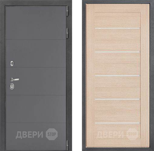 Входная металлическая Дверь Дверной континент ДК-3/649 ФЛ-46 Капучино в Электрогорске