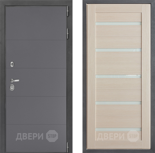 Входная металлическая Дверь Дверной континент ДК-3/649 ФЛ-47 Капучино в Электрогорске