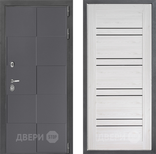 Входная металлическая Дверь Дверной континент ДК-3/606 ФЛ-49 Сосна белая в Электрогорске
