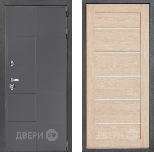 Входная металлическая Дверь Дверной континент ДК-3/606 ФЛ-46 Капучино в Электрогорске