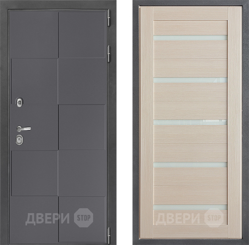 Входная металлическая Дверь Дверной континент ДК-3/606 ФЛ-47 Капучино в Электрогорске