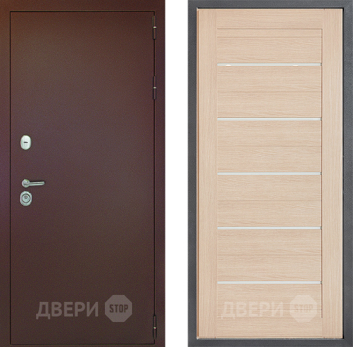 Дверь Дверной континент Рубикон Медь Дизайн ФЛ-46 Капучино в Электрогорске