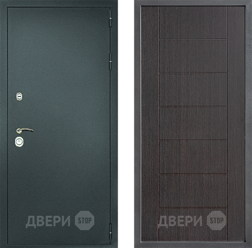 Дверь Дверной континент Рубикон Серебро Дизайн ФЛ-Лайн Венге в Электрогорске